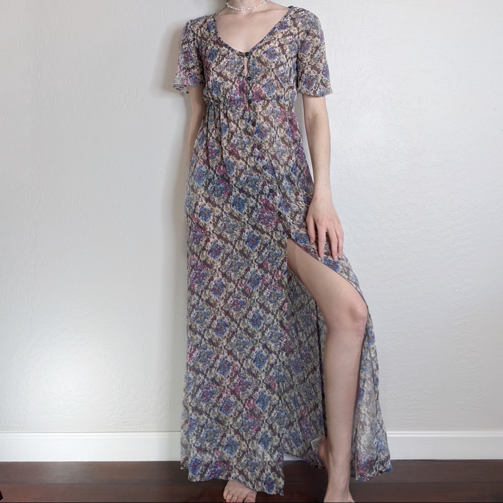 Sheer Maxi Dress